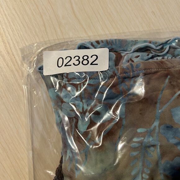 SANTIKI Embellished Boho Crochet Spaghetti Strap Top Blouse XL Fairy Goblincore - Picture 11 of 11